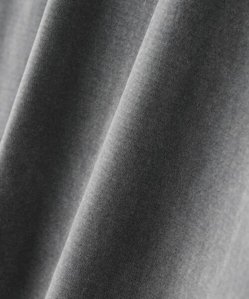 AULA AILA(アウラアイラ)の「AULA AILA(アウラ アイラ)別注ハイネックベロアTOPS(Tシャツ/カットソー・レディース・グレー/ブラック/ピンク・0)」の4枚目の写真