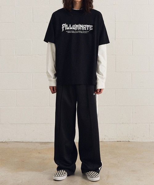 ALAND(エーランド)の「Filluminate/Taping トレーナーパンツ(その他パンツ・メンズ・ブラック・MEDIUM/SMALL)」の3枚目の写真