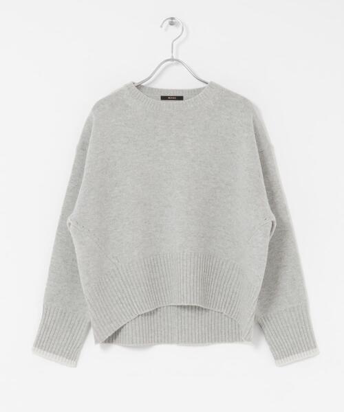 URBAN RESEARCH ROSSO WOMEN（アーバンリサーチ　ロッソ）の「『WEB/一部店舗限定』エクストラファインシームデザインニット（ニット/セーター・レディース・ホワイト系その他/ブラウン/ロイヤルブルー/グレー/イエロー系その他/ピンク系その他・FREE）」の10枚目の写真