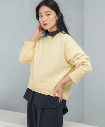 URBAN RESEARCH ROSSO WOMEN | 『WEB/一部店舗限定』エクストラファインシームデザインニット(ニット/セーター)