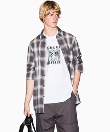 ARMANI EXCHANGE | 【A|X アルマーニ エクスチェンジ】CL チェックパターン 長袖シャツ/REGULAR+(シャツ/ブラウス)