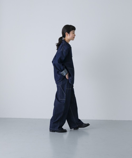 新品未使用　かぐれ　デニムイージーペインターパンツ かぐれ パンツ デニムイージーペインターパンツ レディース