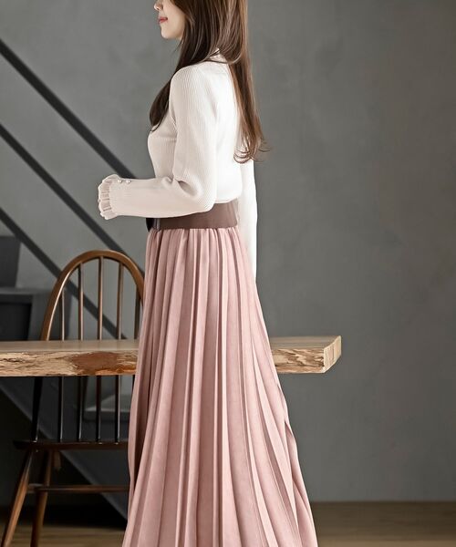 rps（アールピーエス）の「シアーネックリブニットプルオーバー（ニット/セーター・レディース・アイボリー/ブラック/杢グレー・M/L）」の11枚目の写真