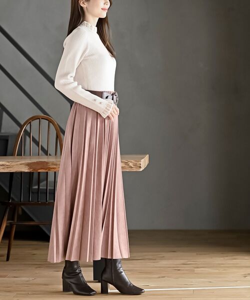 rps（アールピーエス）の「シアーネックリブニットプルオーバー（ニット/セーター・レディース・アイボリー/ブラック/杢グレー・M/L）」の13枚目の写真