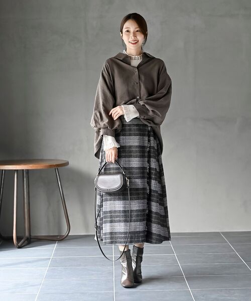 rps（アールピーエス）の「シアーネックリブニットプルオーバー（ニット/セーター・レディース・アイボリー/ブラック/杢グレー・M/L）」の20枚目の写真