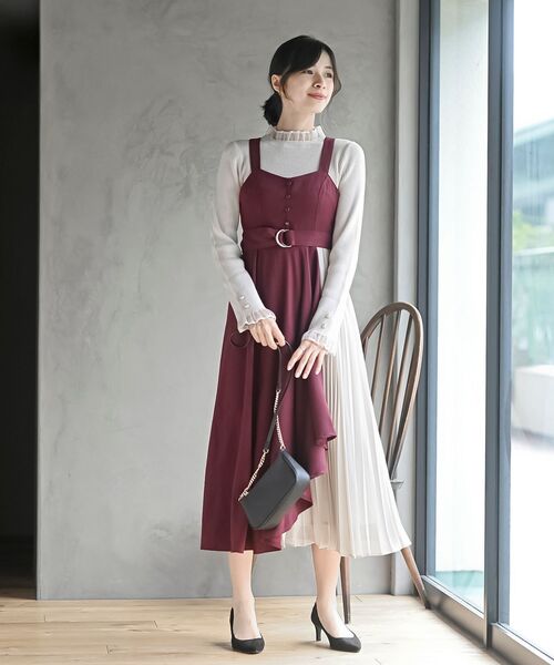 rps（アールピーエス）の「シアーネックリブニットプルオーバー（ニット/セーター・レディース・アイボリー/ブラック/杢グレー・M/L）」の22枚目の写真