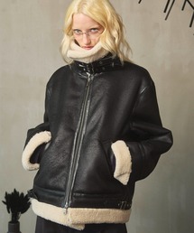 MAISON SPECIAL(]XyV)́sUNISEXtB-3 Fake Mouton Jacket/B-3tFCN[gWPbgyMAISON SPECIAL/]XyVz([gR[g)