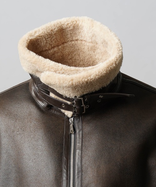 UNISEX》B-3 Fake Mouton Jacket/B-3フェイクムートンジャケット
