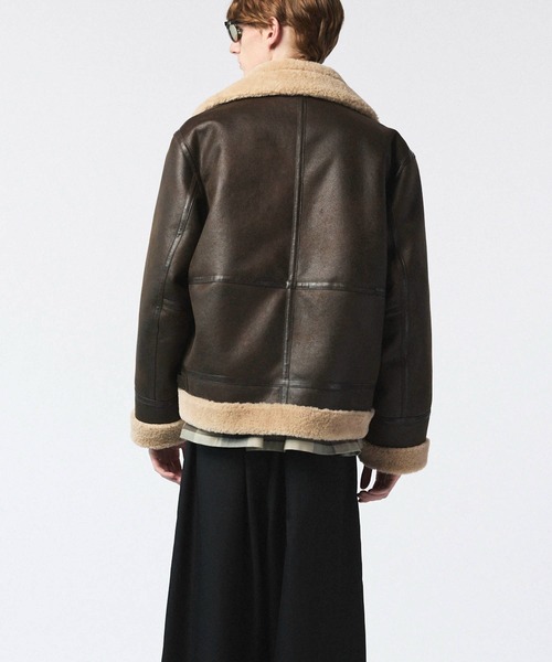UNISEX》B-3 Fake Mouton Jacket/B-3フェイクムートンジャケット