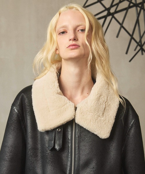 UNISEX》B-3 Fake Mouton Jacket/B-3フェイクムートンジャケット