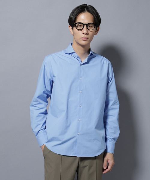 セール】「N shirt」Anti Soaked(R)汗染み防止ホリゾンタルカラー