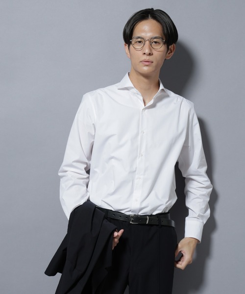 セール】「N shirt」Anti Soaked(R)汗染み防止ホリゾンタルカラー