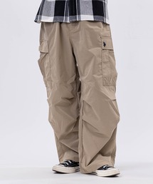 U.S. POLO ASSN.（ユーエスポロアッスン）の「【3】〔U.S.POLO ASSN.〕撥水 ワイドカーゴパンツ（カーゴパンツ）」