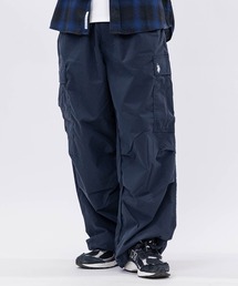 U.S. POLO ASSN.（ユーエスポロアッスン）の「【3】〔U.S.POLO ASSN.〕撥水 ワイドカーゴパンツ（カーゴパンツ）」
