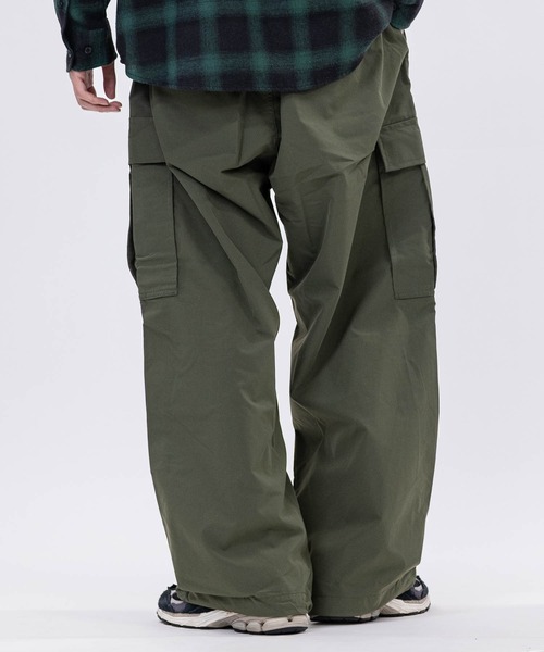 U.S. POLO ASSN.（ユーエスポロアッスン）の「【3】〔U.S.POLO ASSN.〕撥水 ワイドカーゴパンツ（カーゴパンツ・メンズ・ブラック/カーキ/ベージュ/ネイビー・LARGE/X-LARGE/MEDIUM）」の22枚目の写真