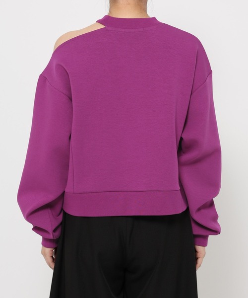 HARE（ハレ）の「ダンボールカタアキトップス(HARE)（スウェット・レディース・ブラック/ピンク・FREE）」の9枚目の写真