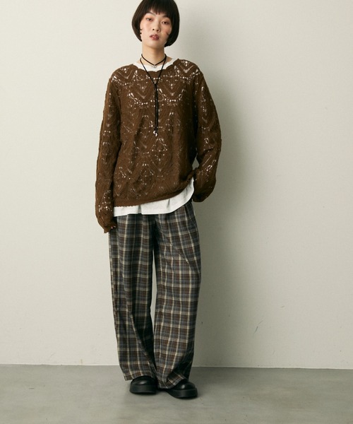 セール】check easy pants / チェックイージーパンツ（その他パンツ