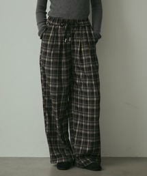 check easy pants / チェックイージーパンツ