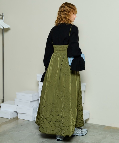 MAISON SPECIAL(メゾンスペシャル)の「2Way Padded Quilted Dress / 2WAY中綿キルティングワンピース(ワンピース・レディース・カーキ・36/38)」の9枚目の写真