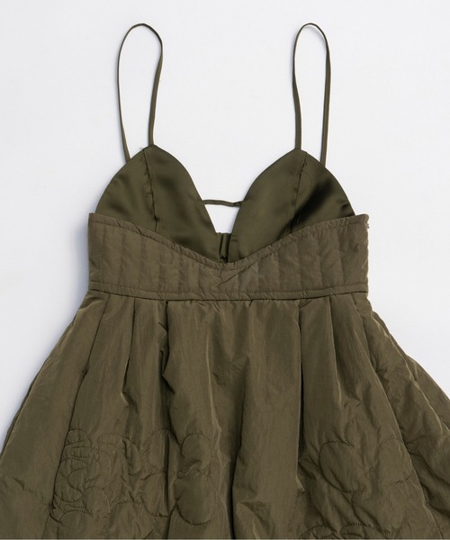 MAISON SPECIAL(メゾンスペシャル)の「2Way Padded Quilted Dress / 2WAY中綿キルティングワンピース(ワンピース・レディース・カーキ・36/38)」の14枚目の写真
