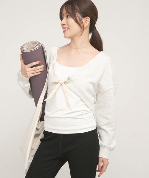 URBAN RESEARCH Sonny Label(アーバンリサーチサニーレーベル)の「SLAB 2way Camisole(キャミソール・レディース・ブラック/オフホワイト/ブルー系その他・FREE)」の2枚目の写真