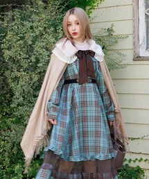 axes femme | ファーティペット付きストール(ストール/ショール)