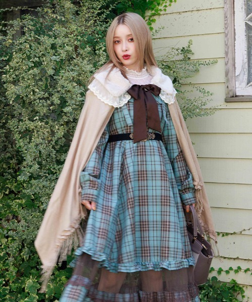 axes femme（アクシーズファム）の「ファーティペット付きストール