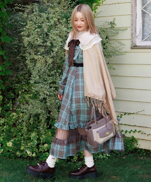 axes femme（アクシーズファム）の「ファーティペット付きストール（ストール/ショール・レディース・ベージュ/ワイン/ブラック・FREE）」の4枚目の写真