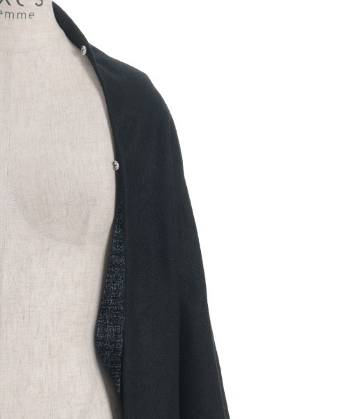 axes femme（アクシーズファム）の「ファーティペット付きストール（ストール/ショール・レディース・ベージュ/ワイン/ブラック・FREE）」の14枚目の写真