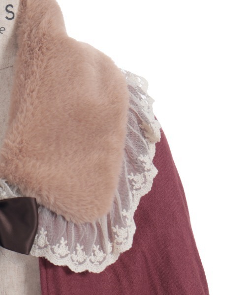 ファーティペット付きストール（ストール/ショール）｜axes femme