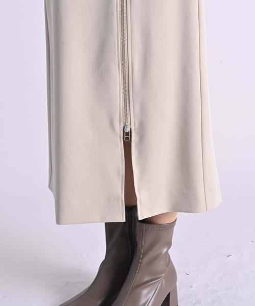 RAW FUDGE(ローファッジ)の「配色ウエストラインスカート(スカート・レディース・ベージュ/ブラック・M)」の18枚目の写真