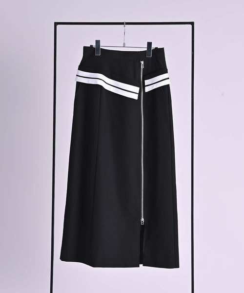 RAW FUDGE(ローファッジ)の「配色ウエストラインスカート(スカート・レディース・ベージュ/ブラック・M)」の21枚目の写真