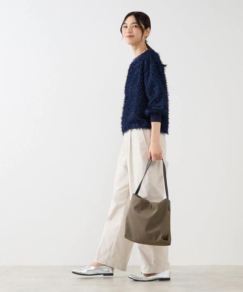 MELROSE claire（メルローズ クレール）の「【ギャザーショルダーバッグ】（ショルダーバッグ・レディース・ブラック/モカ・FREE）」の3枚目の写真