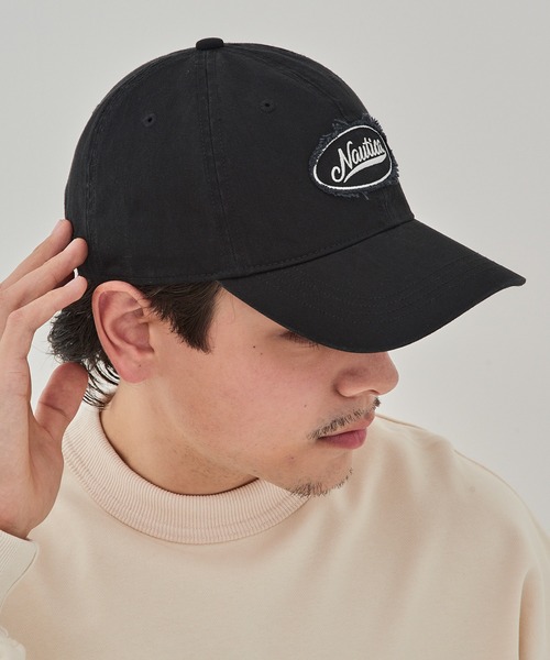 NAUTICA（ノーティカ）の「【NAUTICA】ノーティカ EMB PATCH WASHED 6P CAP キャップ 刺繍ワッペン ツートンカラー ユーズド加工 NT156（キャップ・メンズ・ブラック/ブラウン・FREE）」の20枚目の写真