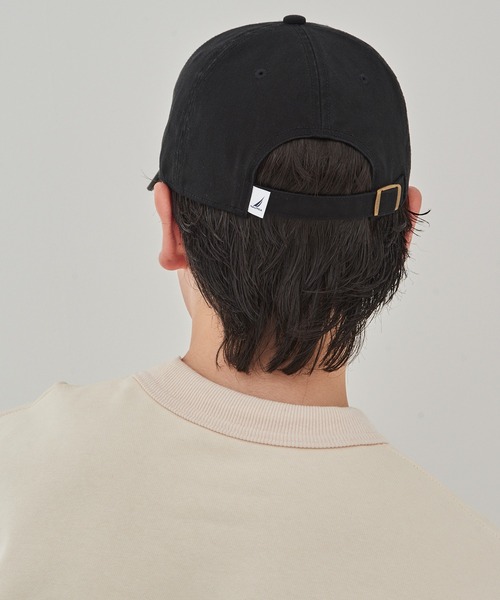 NAUTICA（ノーティカ）の「【NAUTICA】ノーティカ EMB PATCH WASHED 6P CAP キャップ 刺繍ワッペン ツートンカラー ユーズド加工 NT156（キャップ・メンズ・ブラック/ブラウン・FREE）」の19枚目の写真