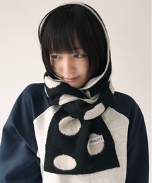 Port | 【 SORUTT / ソルト 】 ドット柄 ニット マフラー #(マフラー)