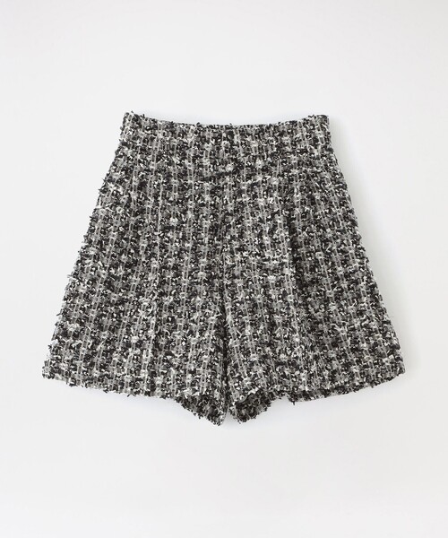 LOVELESS(ラブレス)の「ツイードタックショートパンツ(その他パンツ・レディース・ベージュ系その他4・36/34)」の1枚目の写真