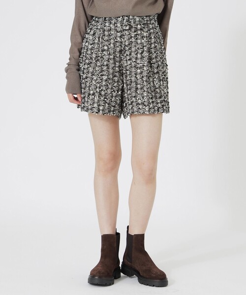 LOVELESS(ラブレス)の「ツイードタックショートパンツ(その他パンツ・レディース・ベージュ系その他4・36/34)」の5枚目の写真