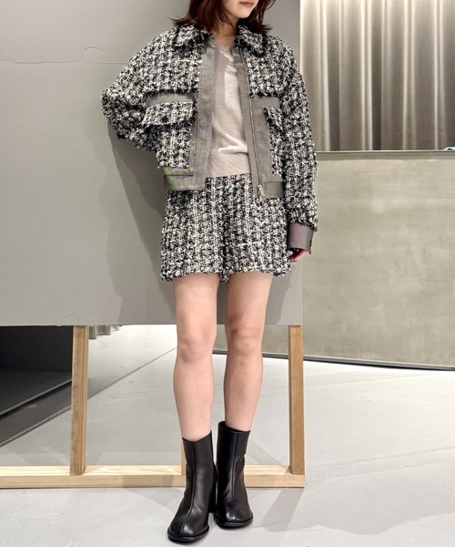 LOVELESS(ラブレス)の「ツイードタックショートパンツ(その他パンツ・レディース・ベージュ系その他4・36/34)」の3枚目の写真