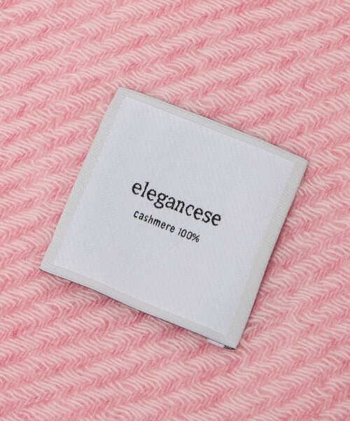 elegancese（エレガンセーゼ）の「＜elegancese＞カシミヤ SQ FRG ストール（ストール/ショール・レディース・ブラウン系/ピンク・FREE）」の13枚目の写真