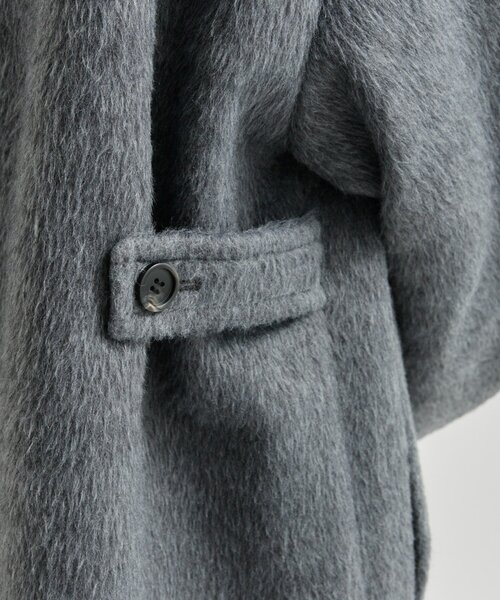 セール】ウール混 シャギーミドルコート（その他アウター）｜mystic