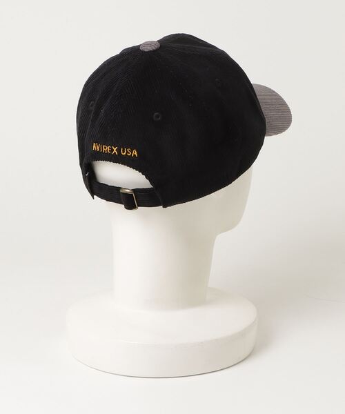AVIREX（アヴィレックス）の「AVIREX / AX EX AUTHENTIC EAGLEMOTIF WAPPEN CO / 81263600（キャップ・レディース・エンジ/ブラック・FREE）」の5枚目の写真