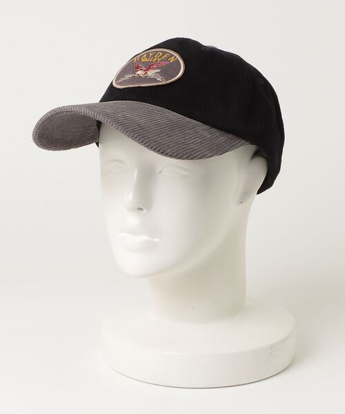 AVIREX（アヴィレックス）の「AVIREX / AX EX AUTHENTIC EAGLEMOTIF WAPPEN CO / 81263600（キャップ・レディース・エンジ/ブラック・FREE）」の3枚目の写真