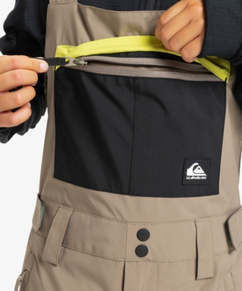 MASH UP YOUTH BIB/クイックシルバーキッズスキースノーボード