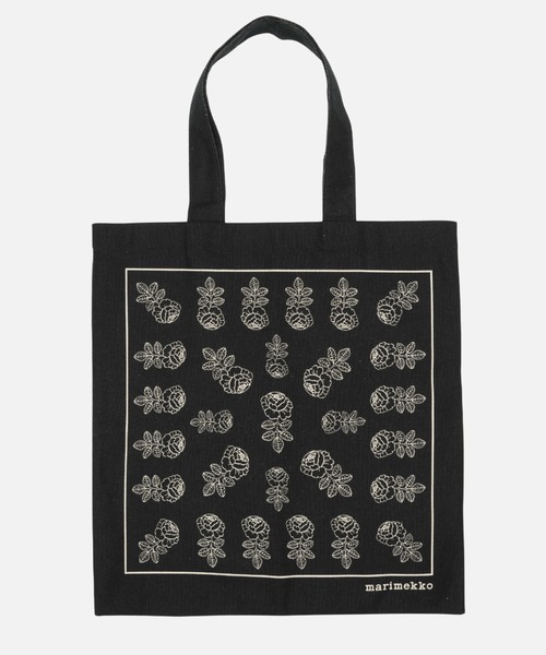 marimekko(マリメッコ)の「【kioski】Vankka Vihkiruusu / tote bag(トートバッグ・レディース・ブラック・FREE)」の2枚目の写真