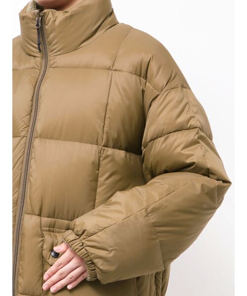 TAION（タイオン）の「TAION別注 リバーシブルダウン（ダウンジャケット/コート・レディース・ブラウン/ブラック・SMALL/MEDIUM）」の19枚目の写真