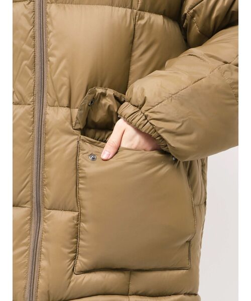 TAION（タイオン）の「TAION別注 リバーシブルダウン（ダウンジャケット/コート・レディース・ブラウン/ブラック・SMALL/MEDIUM）」の21枚目の写真