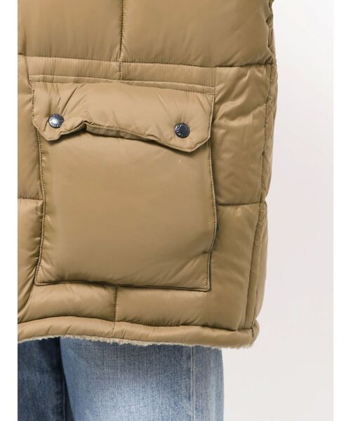 TAION（タイオン）の「TAION別注 リバーシブルダウン（ダウンジャケット/コート・レディース・ブラウン/ブラック・SMALL/MEDIUM）」の3枚目の写真