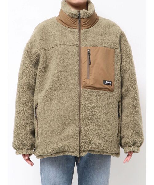 TAION（タイオン）の「TAION別注 リバーシブルダウン（ダウンジャケット/コート・レディース・ブラウン/ブラック・SMALL/MEDIUM）」の5枚目の写真