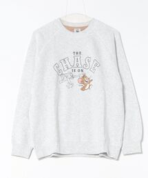 Tom＆Jerry（トムアンドジェリー）の「【TOM＆JERRY/トムとジェリー】プリント  裏シャギー スウェットトレーナー（スウェット）」